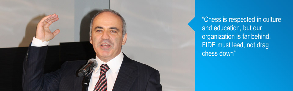 Statement by Garry Kasparov on Behalf of the Kasparov FIDE 2014 Team